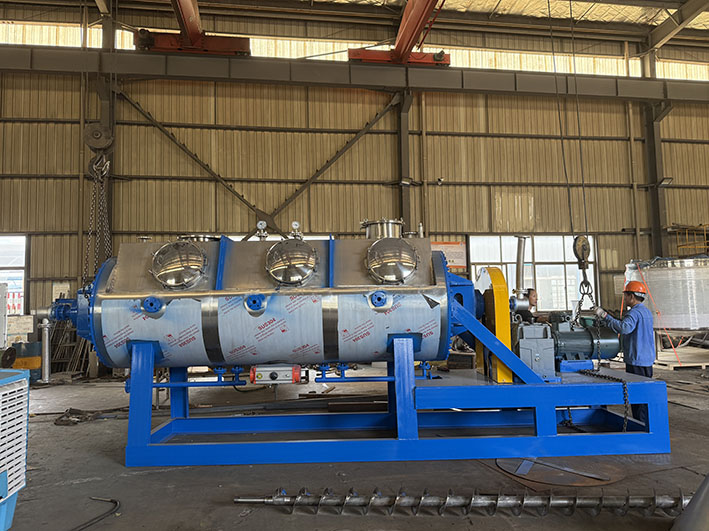 力度干燥——卧式真空圆盘干燥机，护色保香不破坏